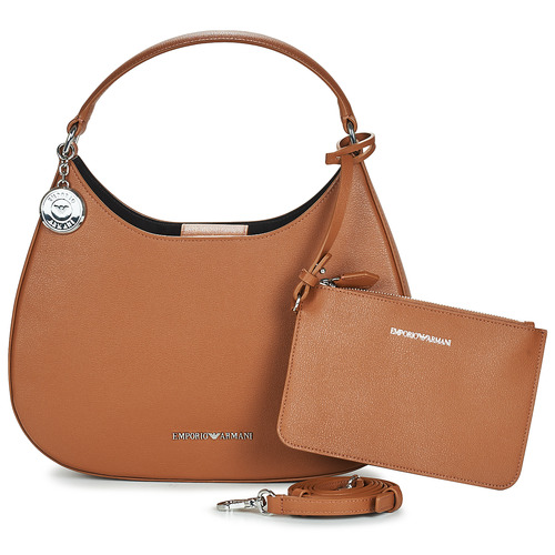 Emporio Armani - WOMAN'S HOBO BAG - Cognac