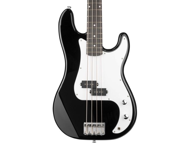 MAX E-Bass GigKit Schwarz Bass Gitarrenset