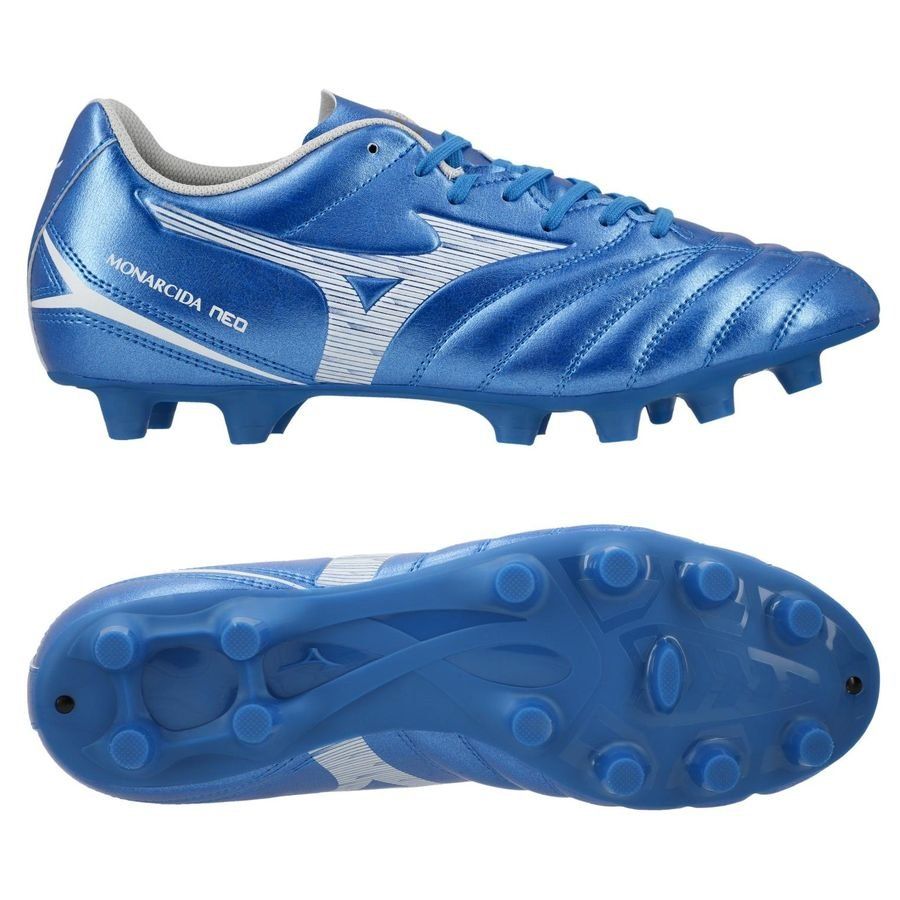 Mizuno Monarcida Neo lll Select FG/AG Mugen - Bleu/Blanc