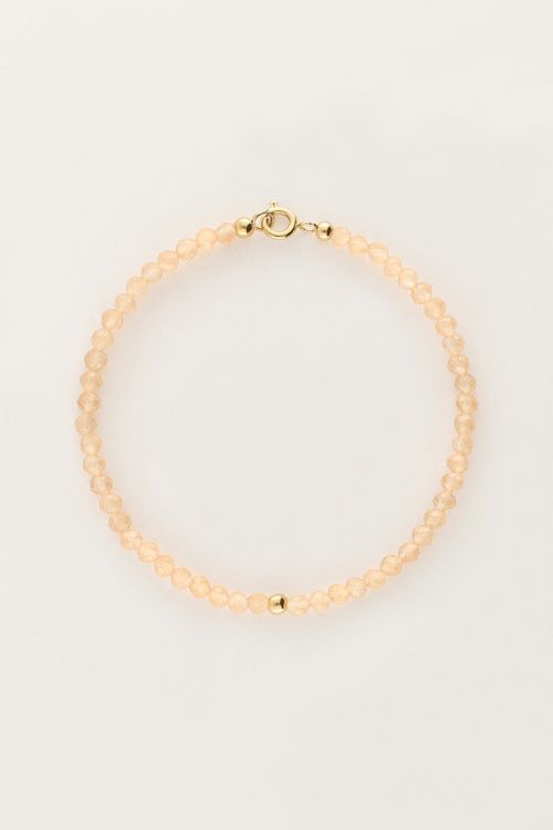 Ocean armband met kleine kraaltjes oranje