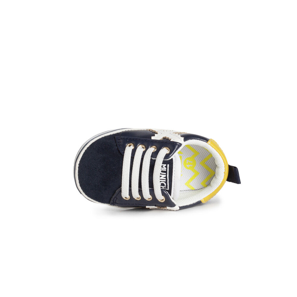 Zapatillas Munich Rete Zero 8241013 Azul Marinho/amarillo
