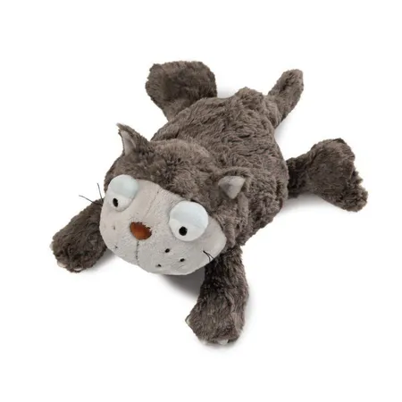 NICI Comic Cats Katze Lazy grau liegend, 30cm