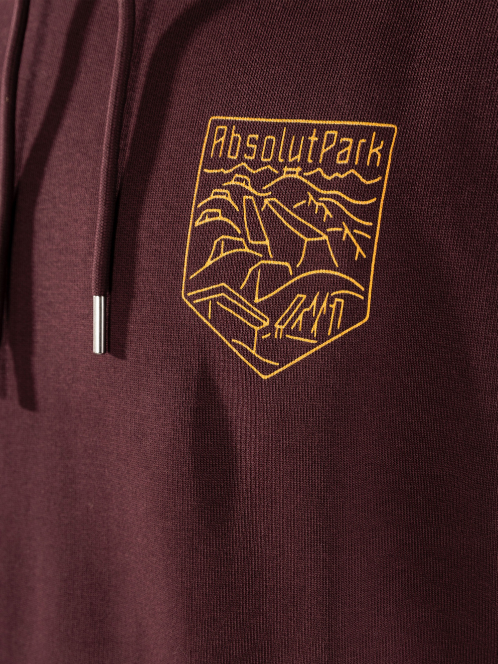 Absolut Park Park Line Hoodie red brown