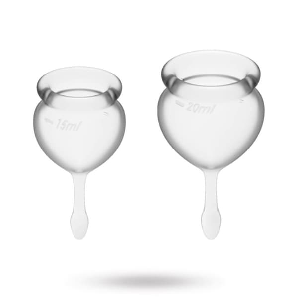 Satisfyer Feel Good Menstrual Cup Clear