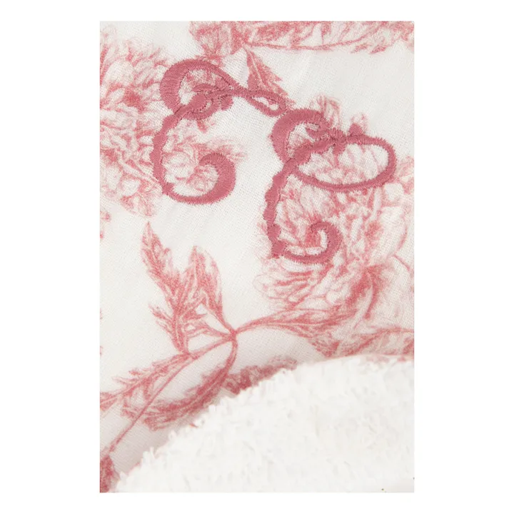 Tartine et Chocolat Bavoir Toile de Jouy | Rose pêche
