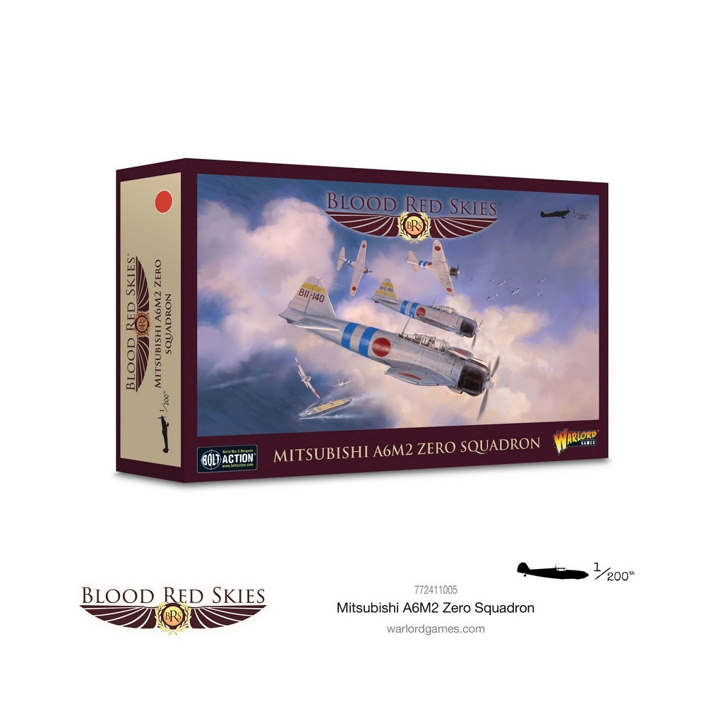Blood Red Skies: Japanese A6M2 Zero Squadron, 6 planes