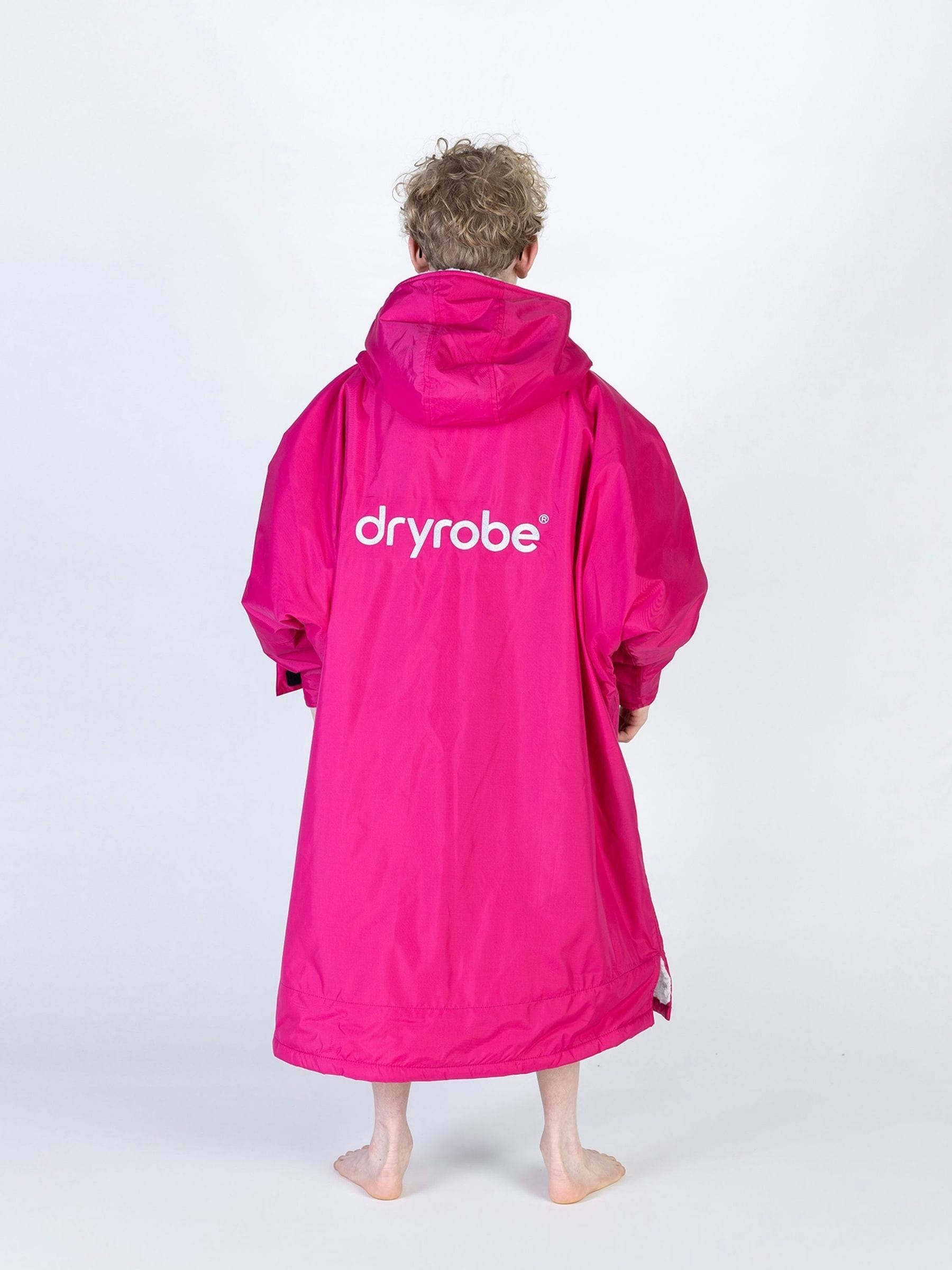 Roze/lichtgrijs - dryrobe Advance Adult Long Sleeve Changing Coats