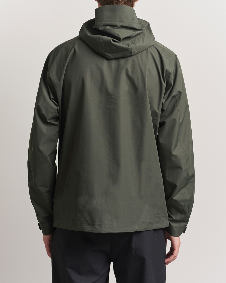 Peak Performance Treeline Shell Hooded Jacket Olive Extreme