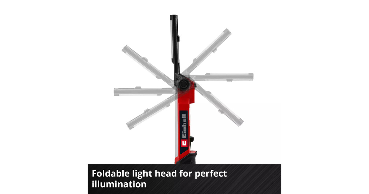 EINHELLTE-CL 18/1000 S Li - Solo Accu Werklamp  (Rood/zwart, Accu en oplader niet inbegrepen)