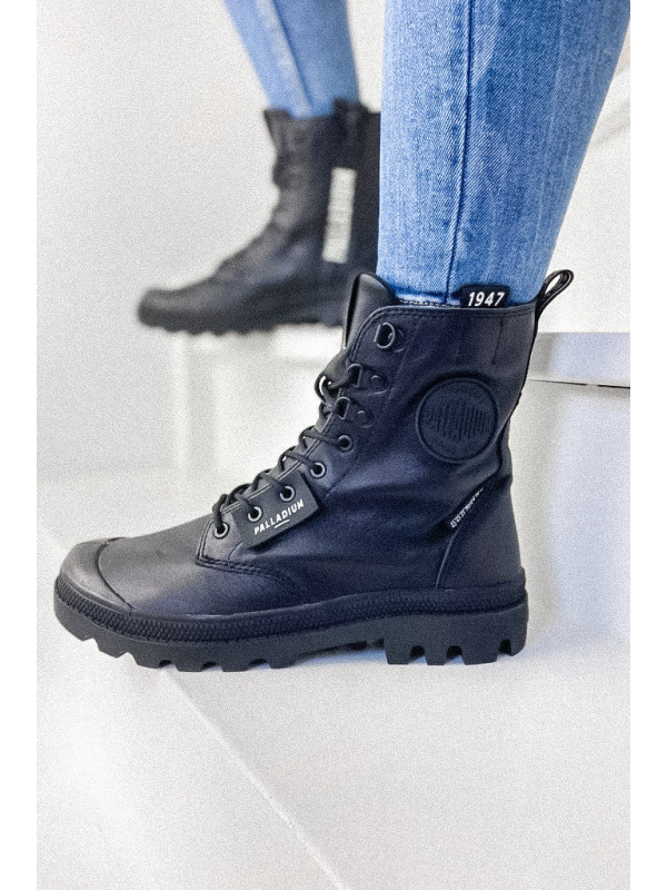 PAMPA LEGION OFFLAB LEATHER Black - Palladium