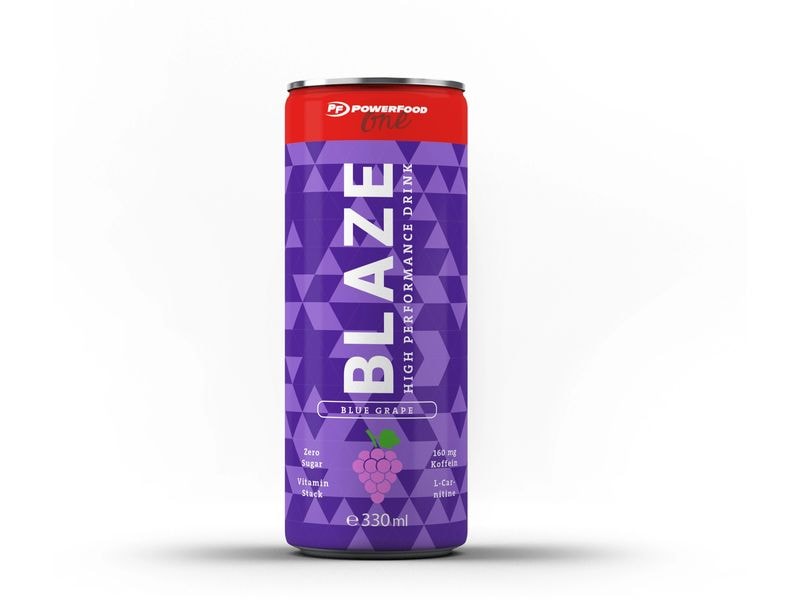 PowerFood One Energy Drink Blaze 24 x 330 ml Erfrischungsgetränk