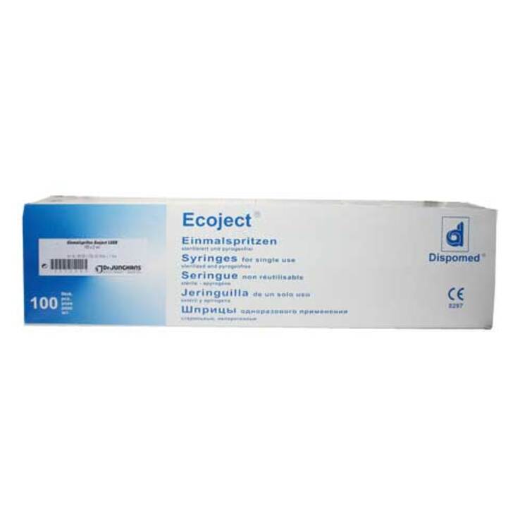 Spritzen Einmal Luer Ecoject, 100X2 ml