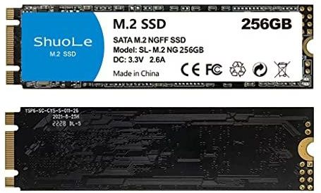 JMT M.2 NGFF SSD 1 TB/512 GB/256 GB/128 GB High Speed Solid State Drives voor Laptop Desktop Server POS-machine (256 GB)