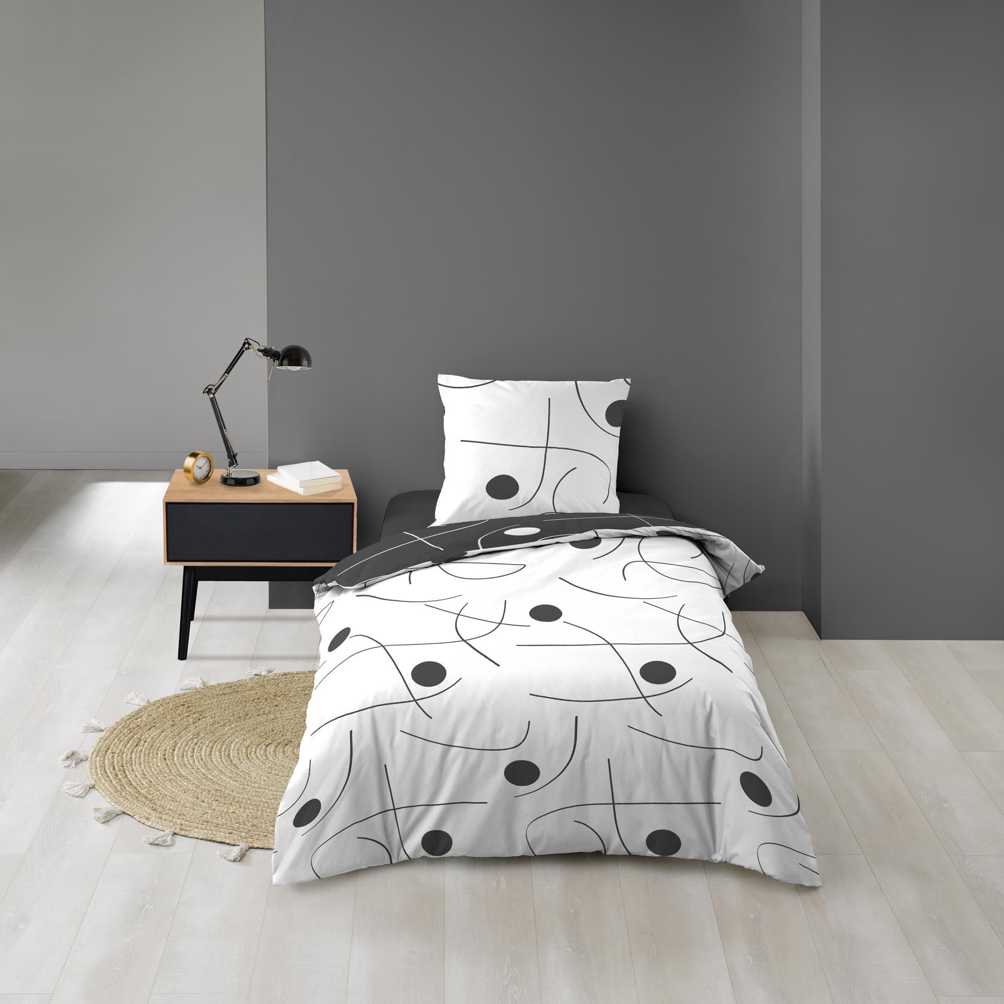 PARURE 140X200CM MICROFIBRE IMPRIMEE ALLOVER SONATE