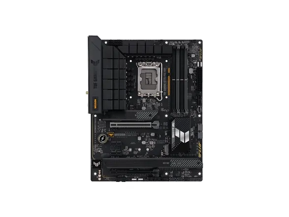 ASUS TUF GAMING H770-PRO WIFI - Bundkort - ATX - LGA1700 sokkel - H770 Chipset - USB-C 3.2 Gen 2x2, USB 3.2 Gen 2, USB 3.2 Gen 1, USB-C 3.2 Gen 1 - 2.5 Gigabit LAN, Wi-Fi 6, Bluetooth - onboard grafik (CPU påkrævet) - HD Audio (8-kanaler)