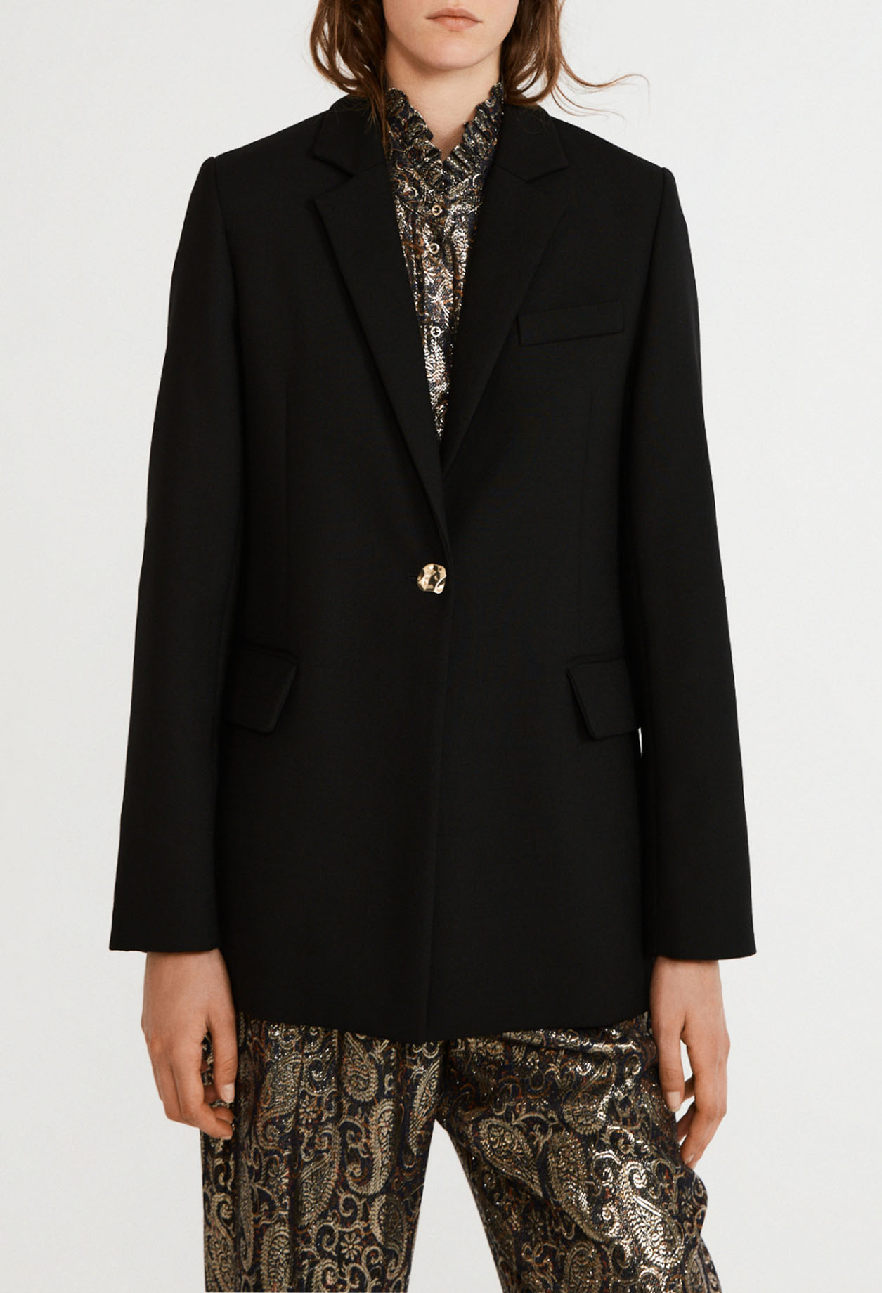 Blazer en polyester recycle
