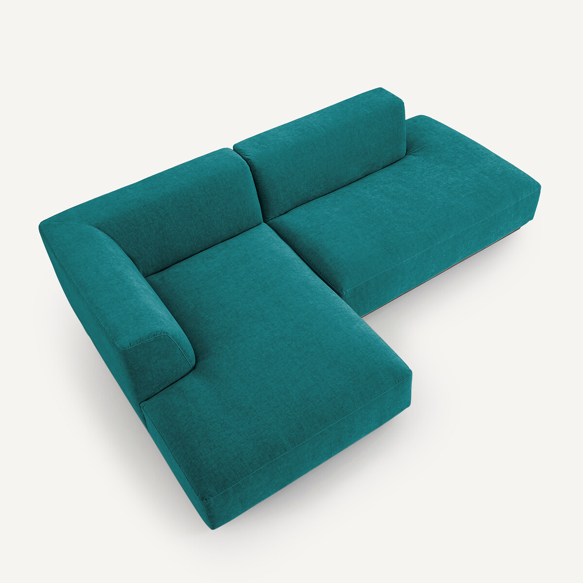 AM.PM<br>Sofá de canto esquerdo em veludo chenille, Jacopo