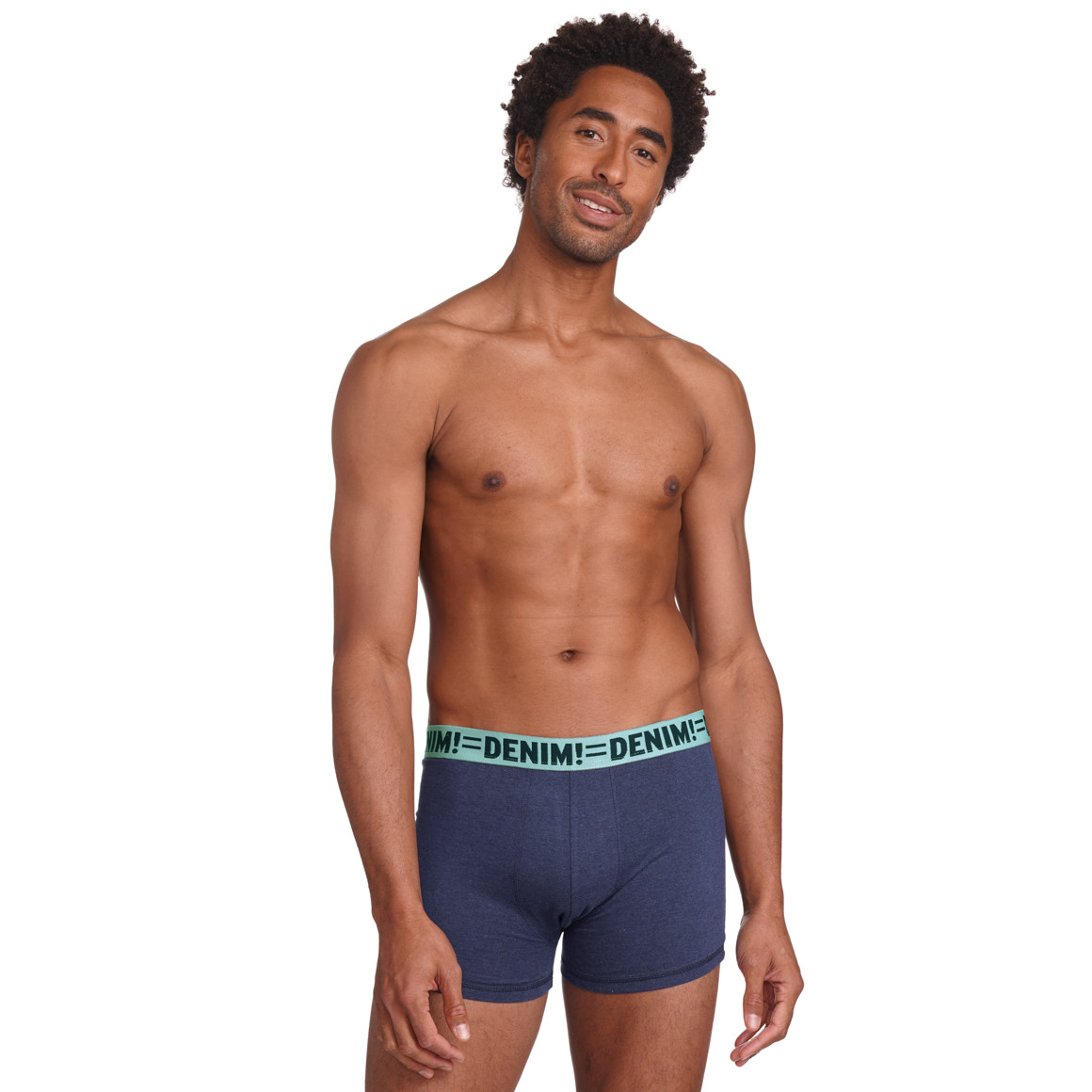 VanVaan Denim 3 Herren Retroshorts meliert salbei / hellgrau / dunkelblau