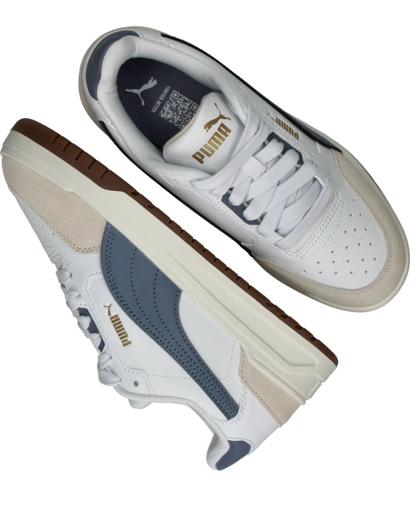 Puma Shuffle Downtown Lo Sneakers Wit Jongens