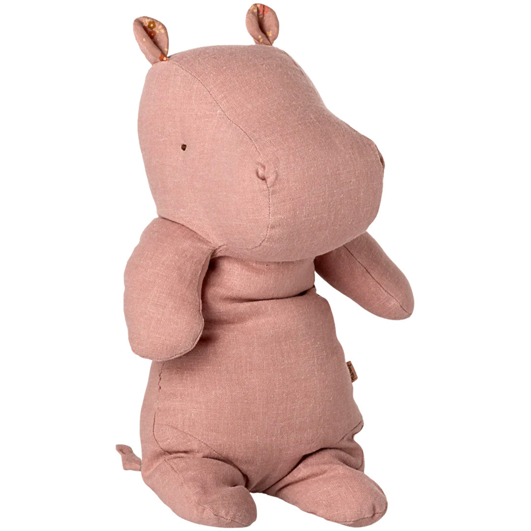 maileg knuffelnijlpaard safari friends - rose - 30 cm