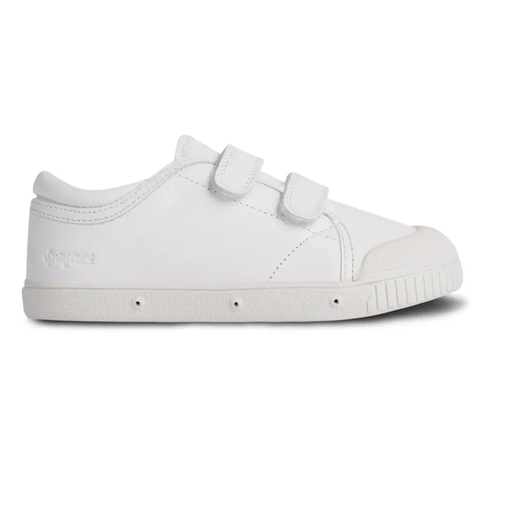 Spring Court Baskets Basses Scratchs G2 Nappa | Blanc