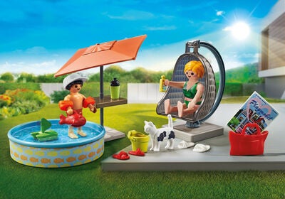 Playmobil 71476 My Life Starter Pack Byggesett Ha Det Gøy og Plask Hjemme