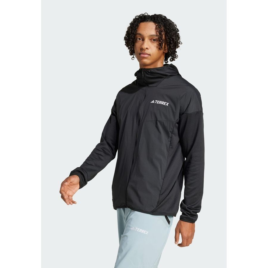Adidas Terrex Xperior Climawarm  Wind Light Fleece Hooded Jacket