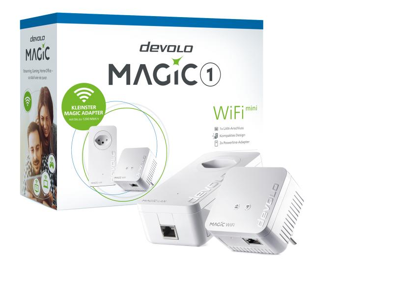 devolo Powerline Magic 1 WiFi mini Starter Kit Devolo Magic 1 WiFi mini Starter Kit Powerline-Adapter