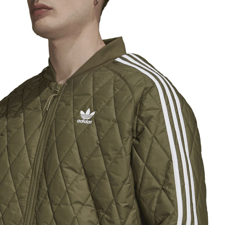 adidas adicolor classics quilted sst jacket Brown