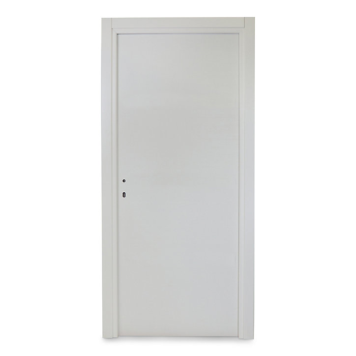 Bloc-porte Summa blanchi H.204 x l.73 cm, poussant gauche