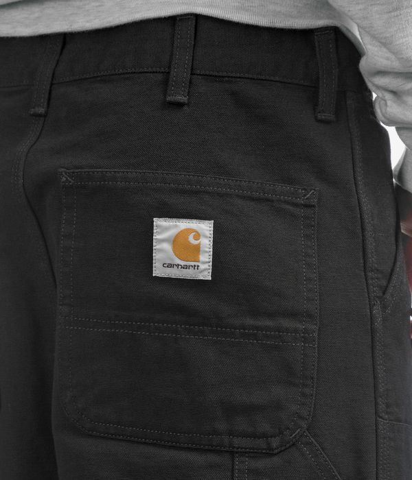 Carhartt WIP Double Knee Organic Pant Dearborn Hose (black rinsed)