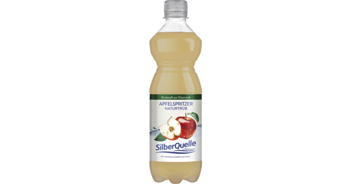 SilberQuelle Apfelspritzer naturtrüb 0,5 Liter (Einweg)