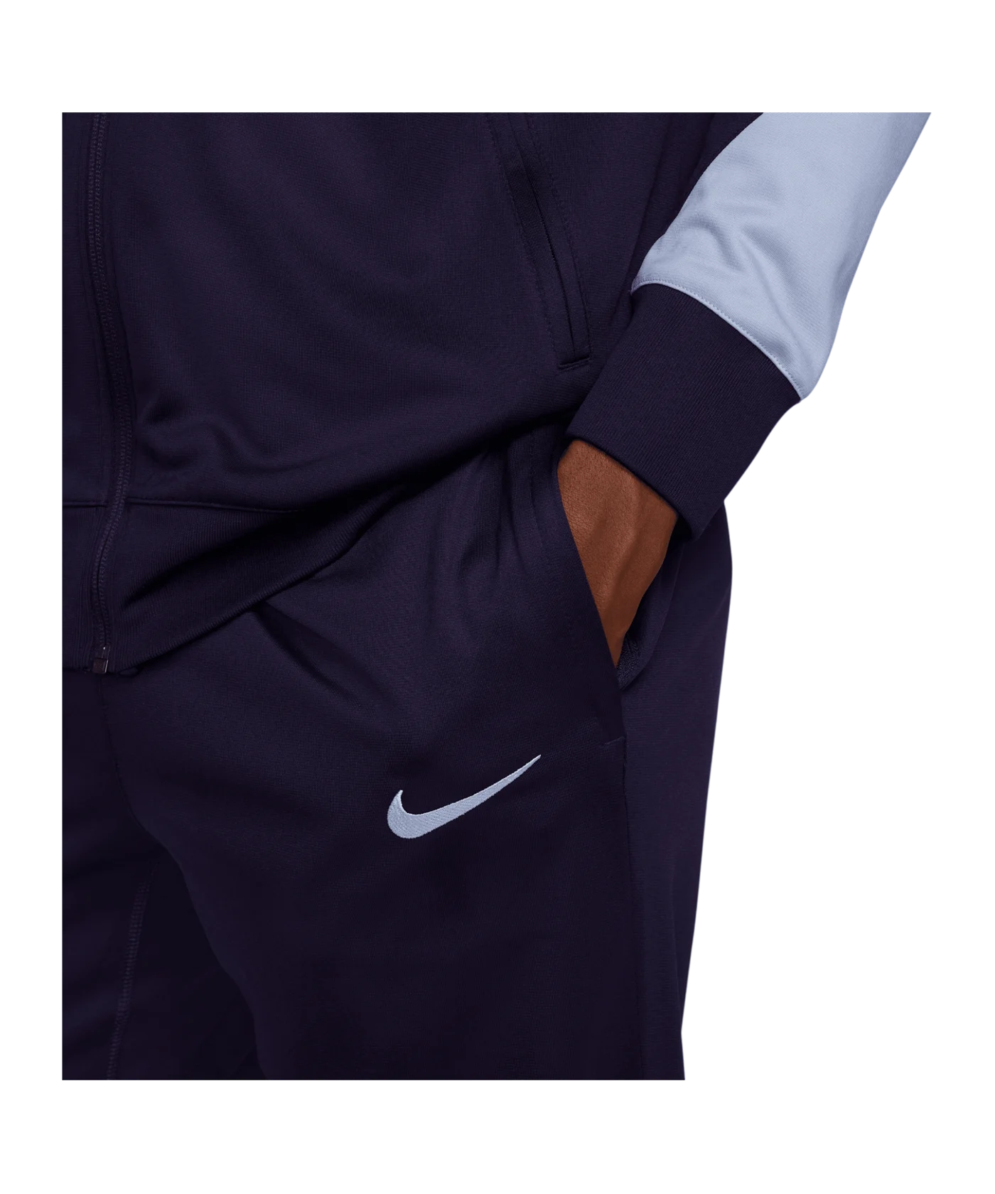 Nike Frankreich Trainingsanzug EM 2024 Blau