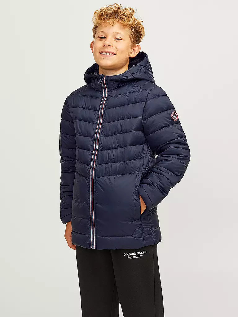 JACK & JONES Jungen Steppjacke JJESPRINT dunkelblau