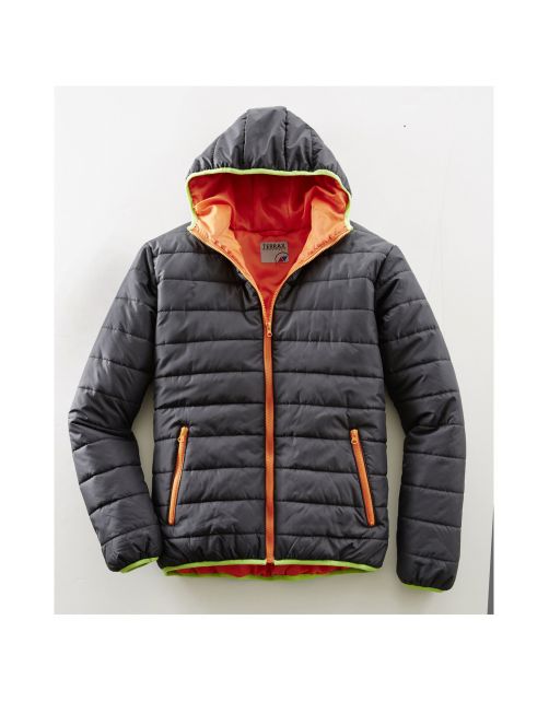 Terrax Herenjas Met Capuchon Zwart&Lime - Werkkleding