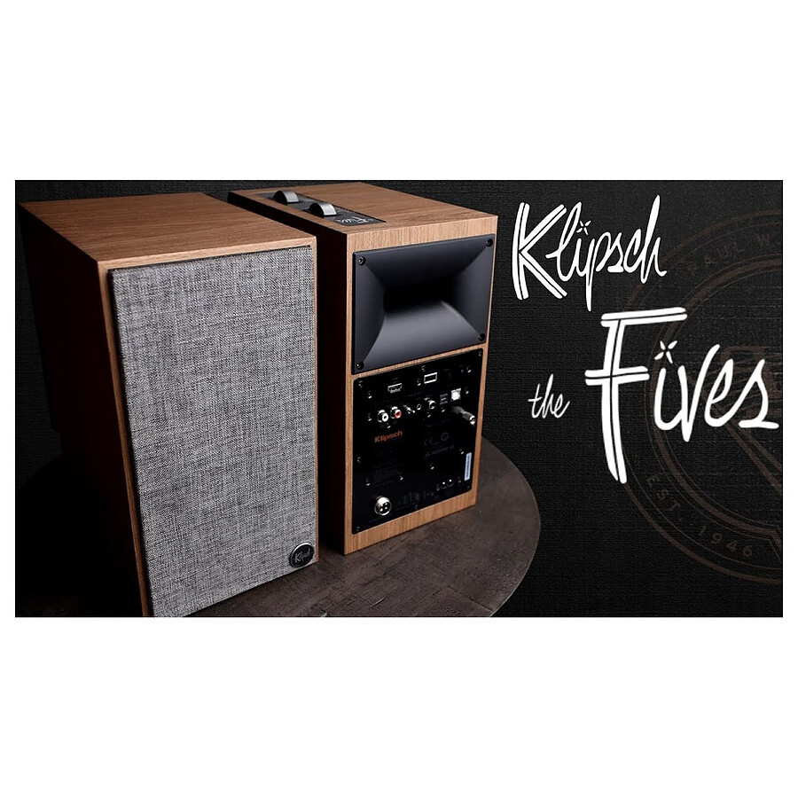 Klipsch The Fives Noyer - Enceinte compacte