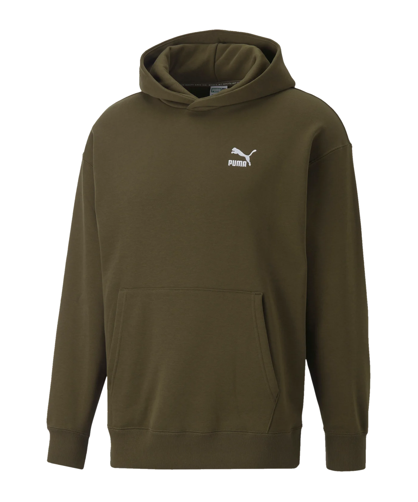 PUMA Classics Relaxed FL Hoody Grün F62