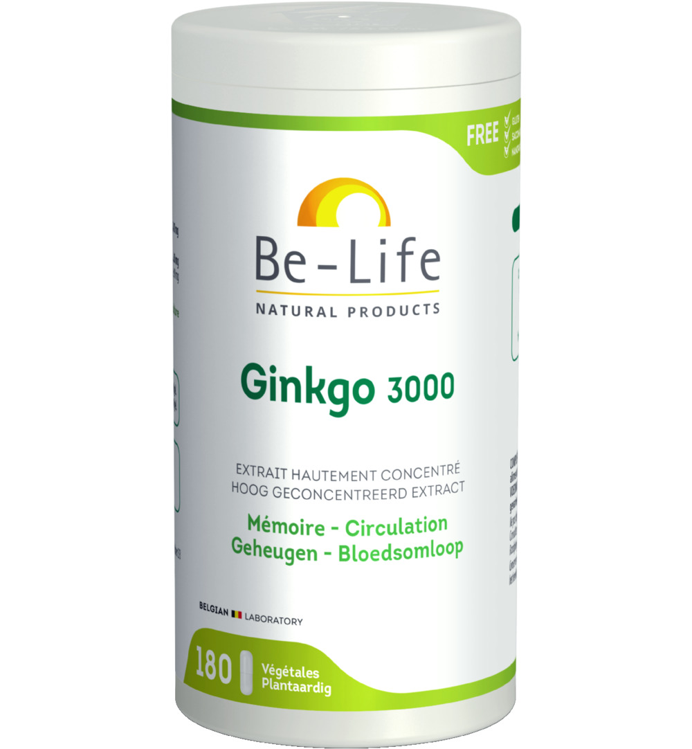 Be-Life Gink-go 3000 bio (180 softgels)