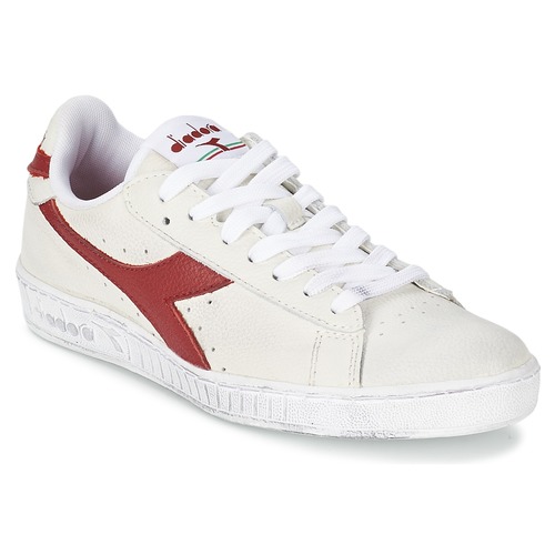 Diadora - GAME L LOW WAXED - Blanc / Rouge