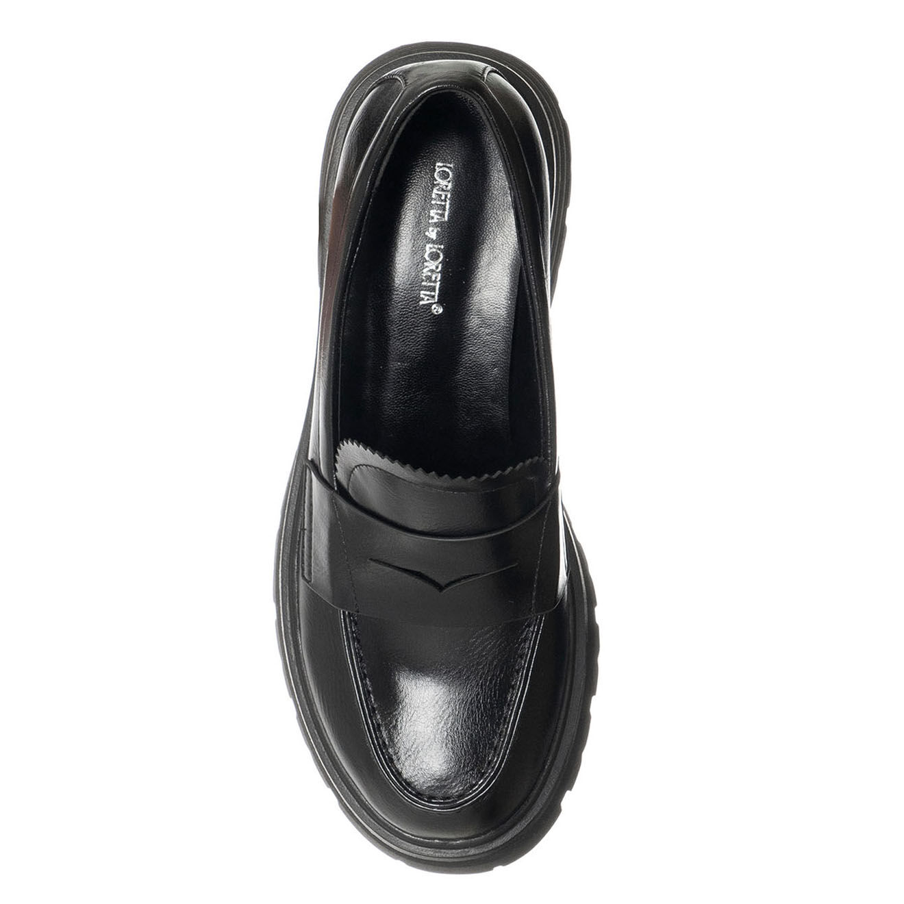 Loretta by Loretta Mocassins Trose noirs