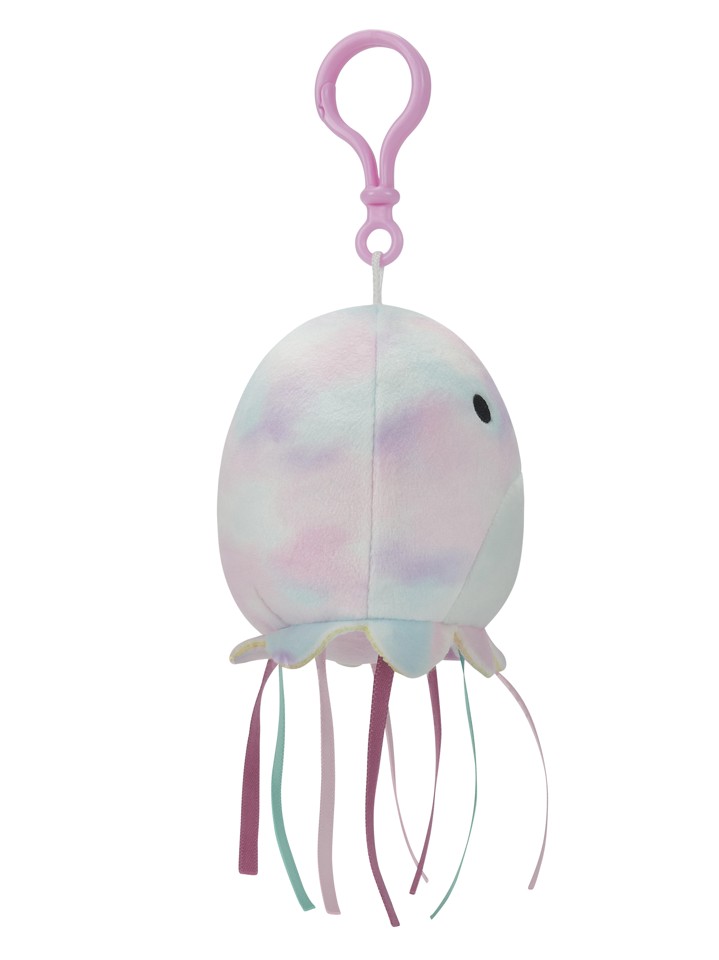 Squishmallows - 9 cm Plys P14 Clip On - Tie Dye Jellyfish