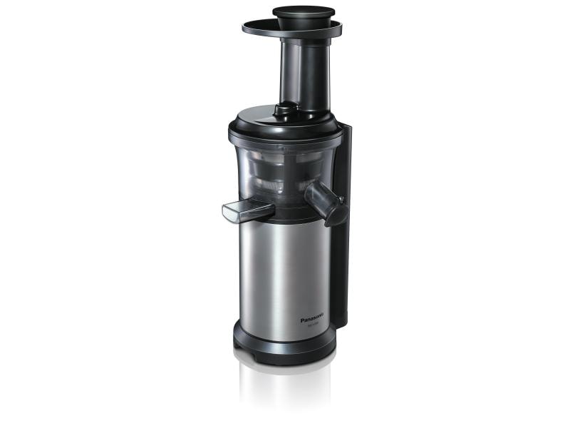 Panasonic Entsafter MJ-L500SXE Schwarz Entsafter mit schonendem Pressverfahren