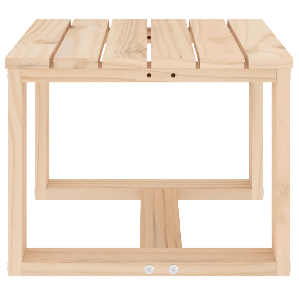 Table d'appoint de jardin 40x38x28,5 cm bois massif de pin
