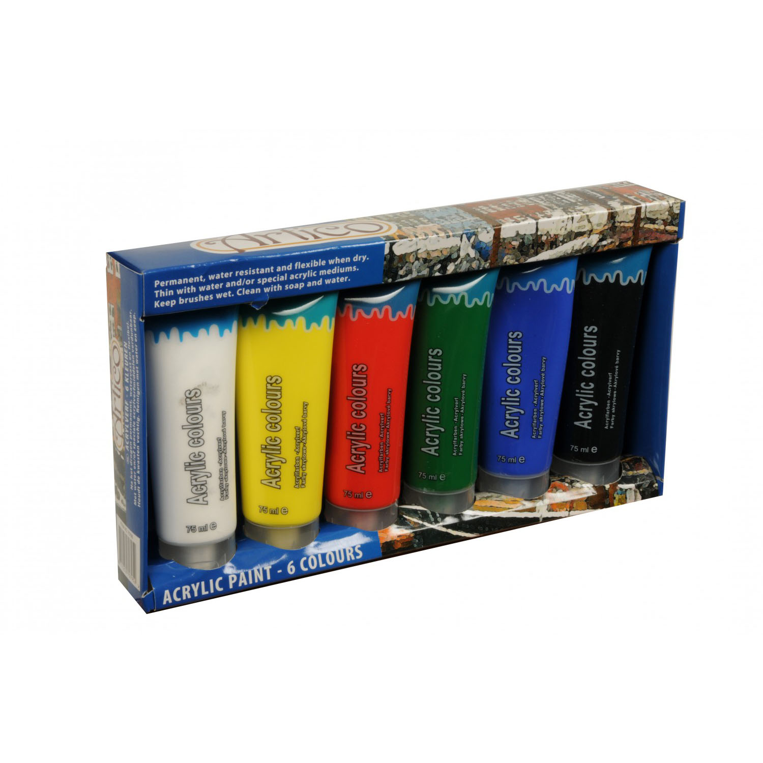 Acrylfarben Set 6-teilig