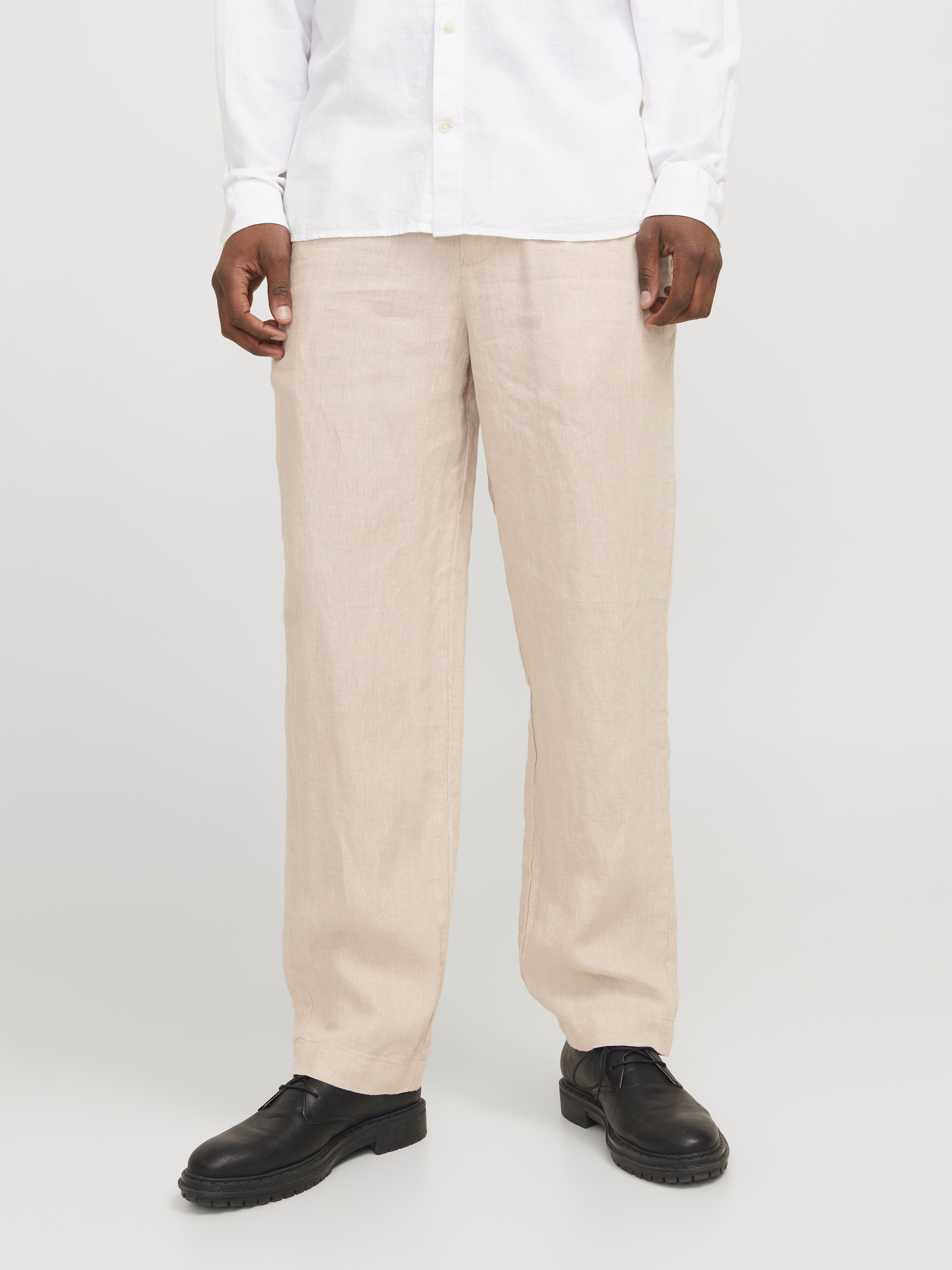 Jack & Jones Chinohose »JPSTKARL LAWRENCE LINEN CHINO SN«