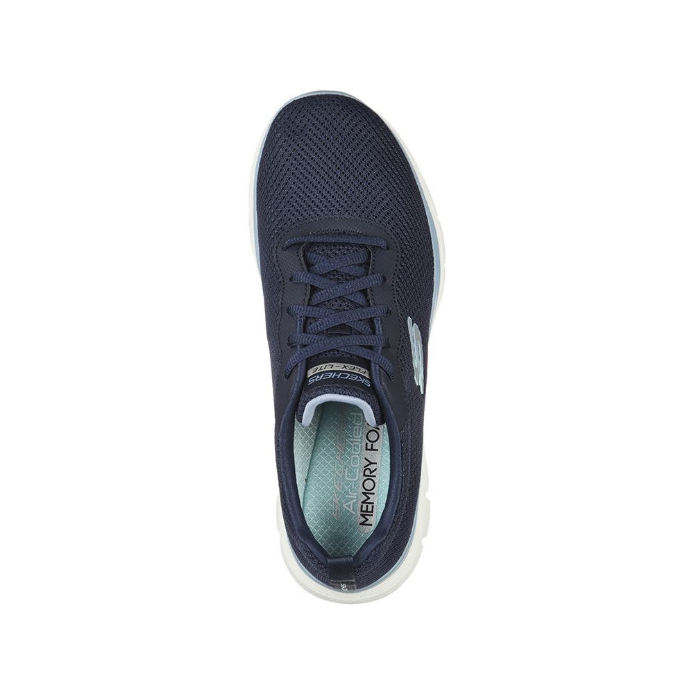 Skechers FLEX APPEAL 4.0 BRILLIANT VIEW - Chaussures fitness Femme navy/blue