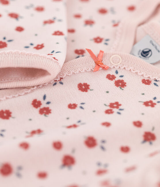 Dors-bien fleur bébé en velours