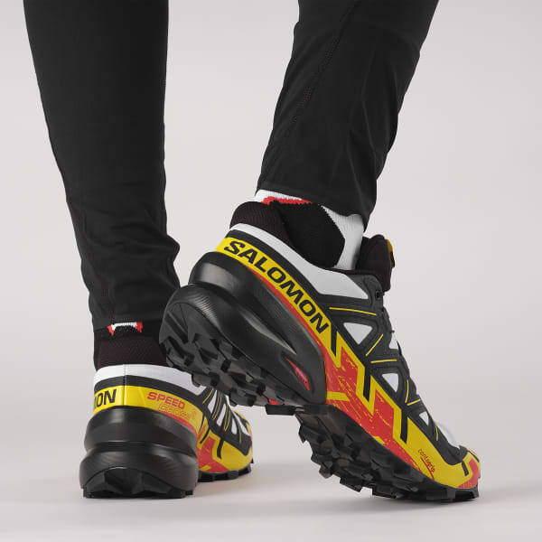 Chaussure trail SALOMON SPEEDCROSS 6 WHITE/BLACK/EMPIRE YELLOW