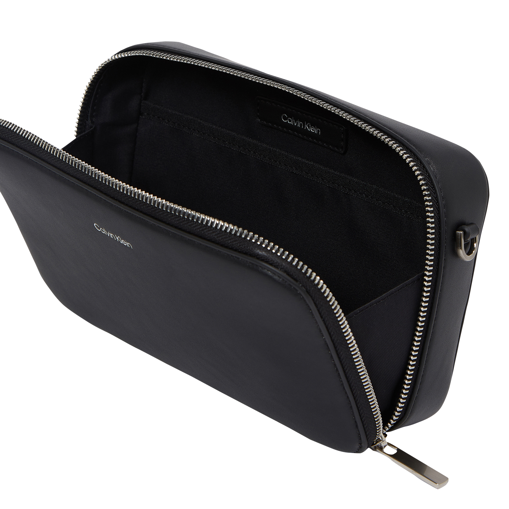 Sac bandoulière effet cuir | Noir