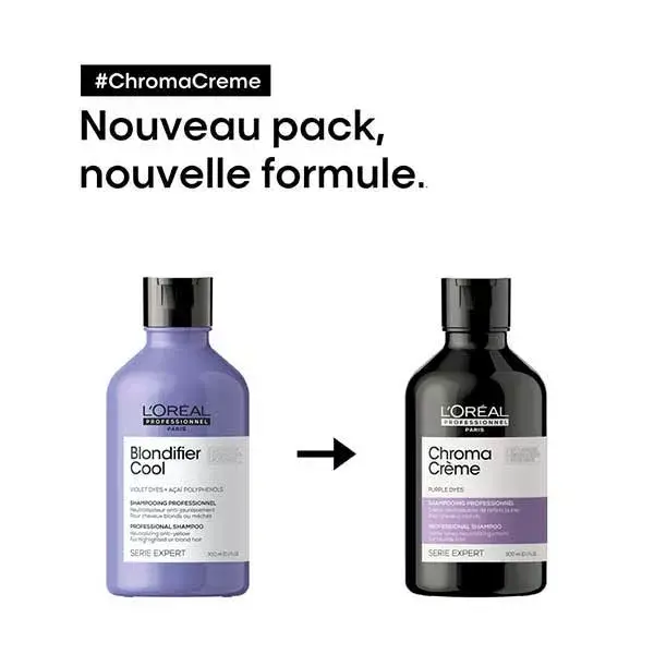L'Oréal Professionnel Serie Expert Chroma Crème Shampoo Creme Neutralizante Violeta para Tons Amarelos 500ml
